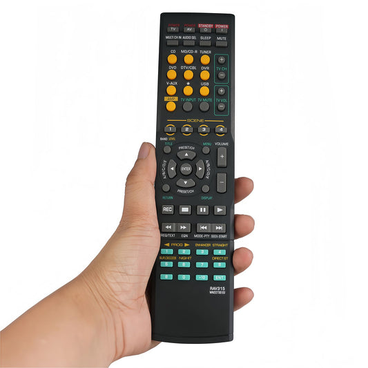 Universal Replacement Remote Controller Compatible for Yamaha AV Receiver RX-V620 RX-V640 RX-V650 RX-V663 RX-V757 RX-V1500 RX-V3800