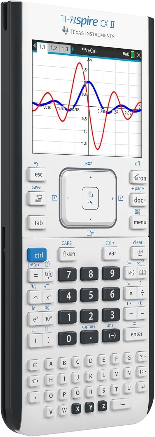 TI-Nspire CX II Color Graphing Calculator with Student Software (Renewed)
