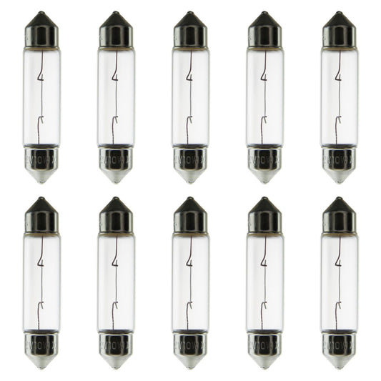 Sunlite Xelogen Wedge Base T3.25 Mini Tube Light Bulb, 10W, 12V, 120 Lumens, 20,000 Hours, Clear, Low Voltage Landscape Lighting, T3 Wedge Base Bulbs