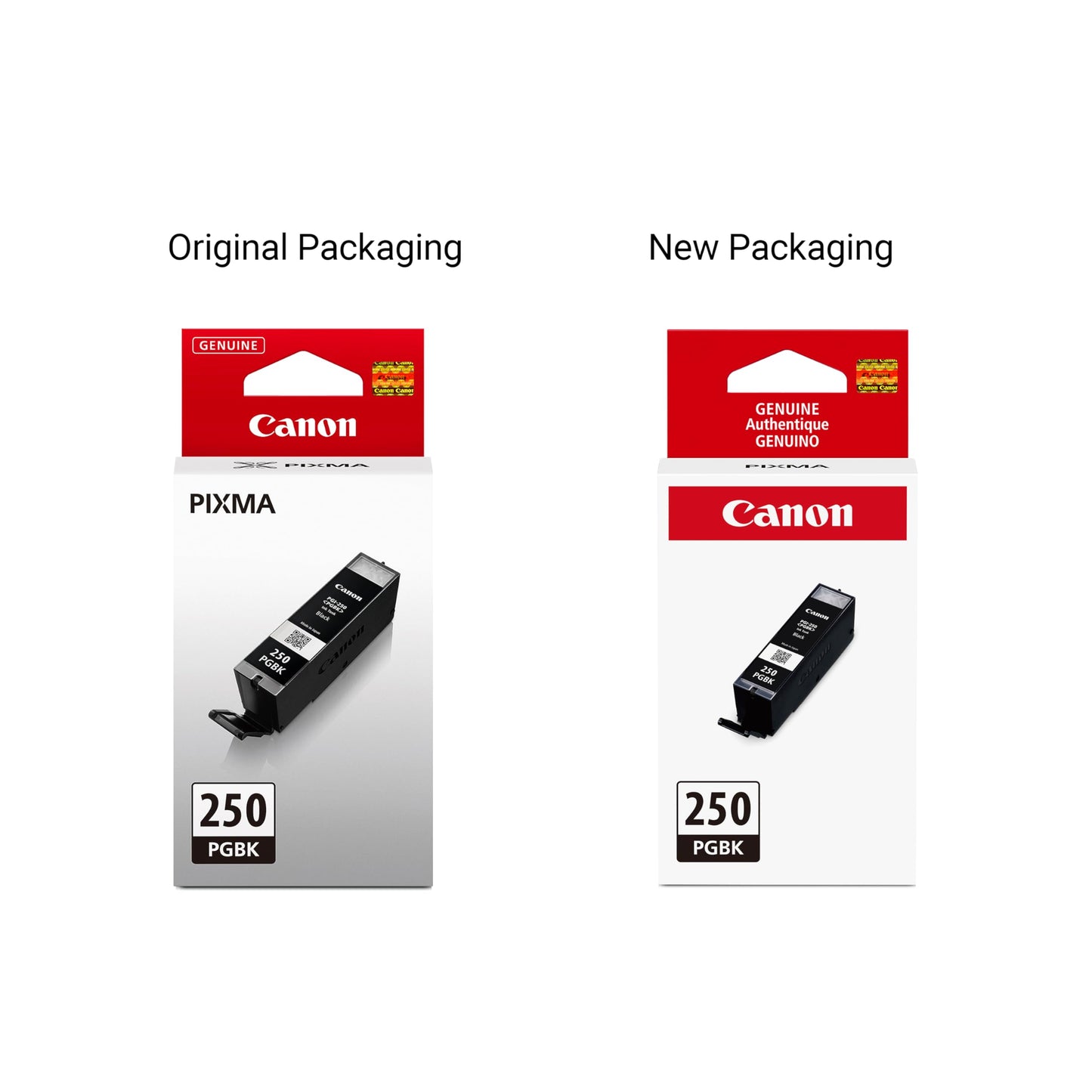Canon PGI-250 Genuine Pigment Black Ink Tank, Compatible with MG6320, IP7220 & MG5420, MX922, MG5520, MG6420, MG7120, iX6820, iP8720, MG7520, MG6620