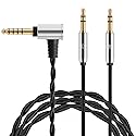 FAAEAL HE400SE Balanced Cable,Compatible for Hifiman Sundara HE4XX HE-350 HE1000 HE-400i(New Edition) HE560,4.4mm to Dual 3.5mm Works on Sony WM1A…