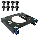 MEETOOT Blue Color 3.5" Hard Disk Shock Absorber Bracket with Mounting Screws for PC Case 3.5 HDD to 5.25 DVD ROM Bay Mounting Adapter with Rubber