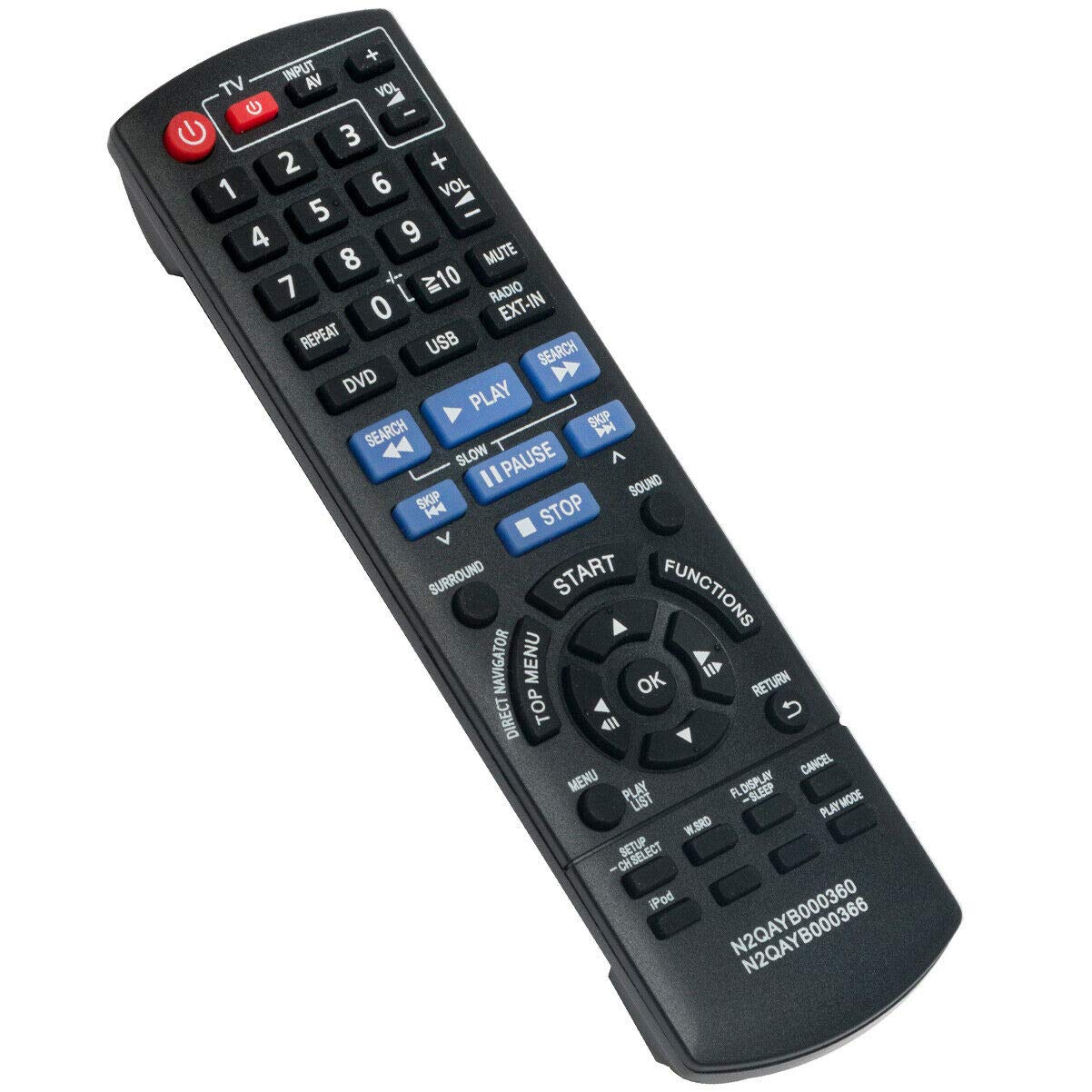 New N2QAYB000366 Replace Remote Control for Panasonic SC-PT170 SC-PT175 Home Theater System