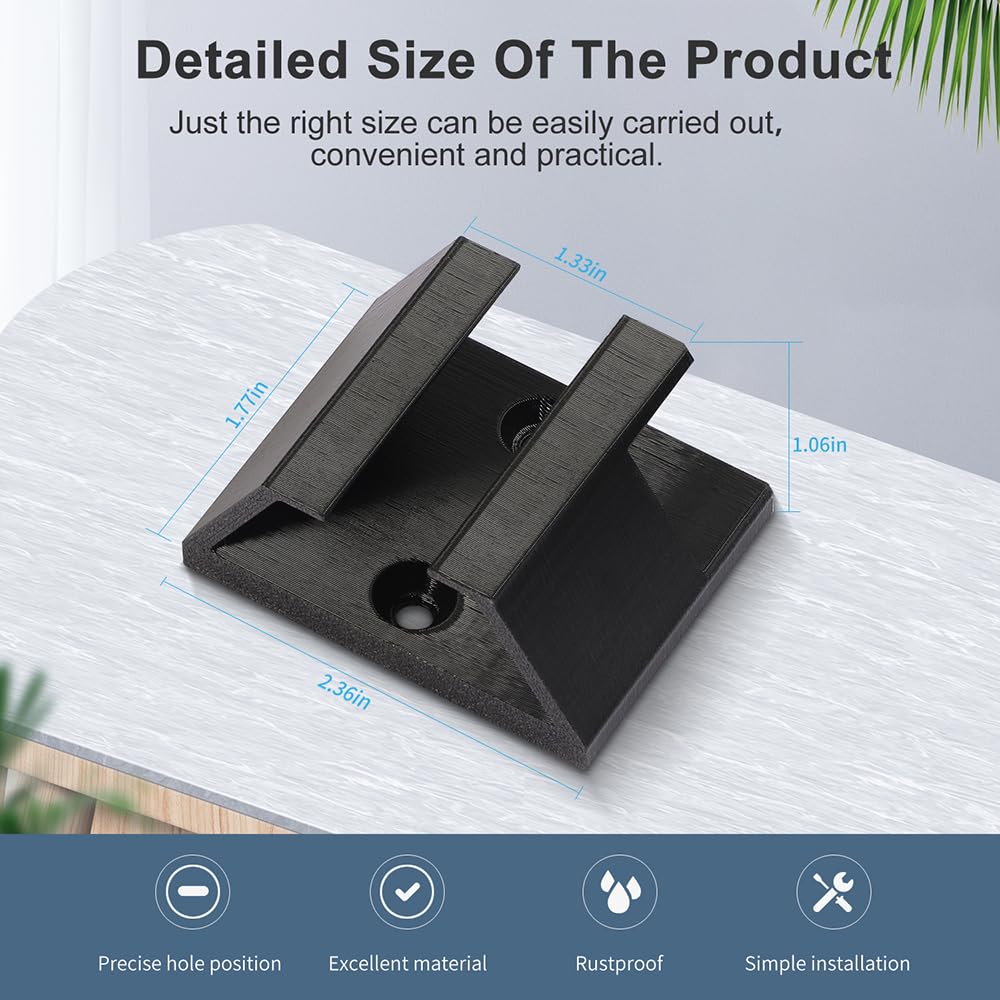 Fanrte for Starlink Router Ethernet Adapter Wall Mount,Starlink Internet Adapter Wall Brackets Mounting Kit for Star Link Ethernet Adap-TER, Space