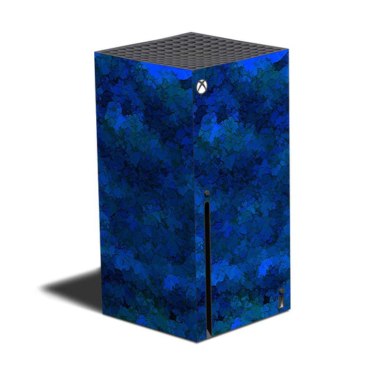 Mighty Skins Skin Compatible with Xbox Series X - Blue Ice | Protective, Durable, and Unique Vinyl Decal wrap Cover | Easy to Apply, Remove,