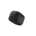 Belkin 3-Port USB C Charger Block 70W, Multi-Port GaN Wall Charger w/ 2X USB C Ports & 1x USB A Port, Fast Charging for MacBook, iPhone 17, iPad Pro