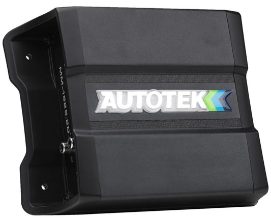 Autotek MM-1525.2D Mean Machine 1500W 2-Channel Class D Amplifier, Compact Bridgeable, 2 Ohms