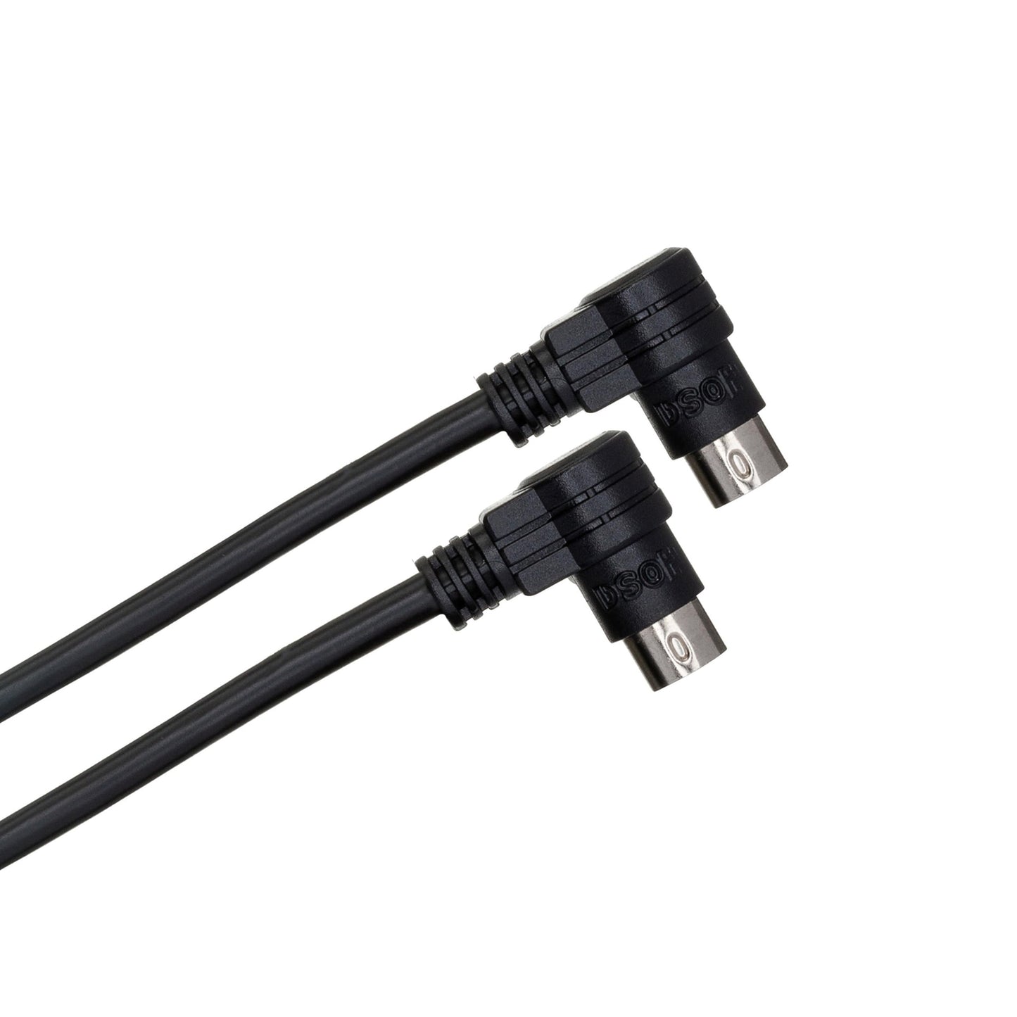 Hosa CCD-103 CD Controller Cable, Right-angle 8-pin Mini-DIN to Same, 3 Feet