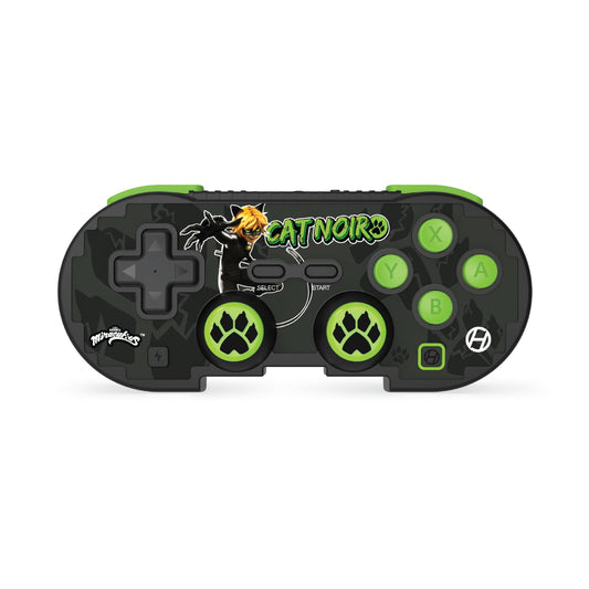 Hyperkin - Limited Edition Pixel Art Bluetooth Controller - Miraculous Edition (Cat Noir) - Officially Licensed for Nintendo Switch 2