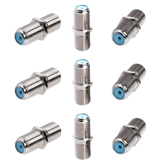 SATMAXIMUM F81 Barrel Female to Female Coupler Connector, 3GHz F-Type Coaxial Cable Extension Adapter for High-Speed Internet and Satellite (30 PCS)