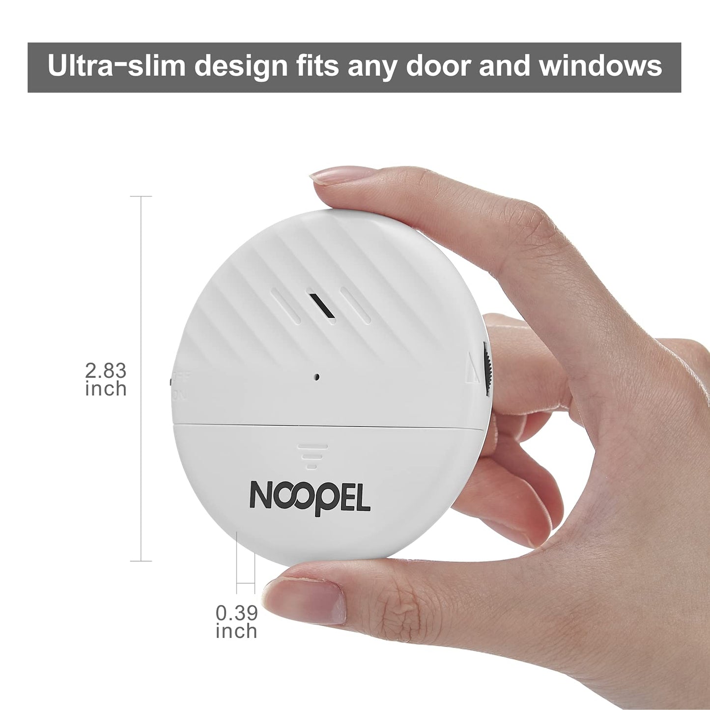 Window Alarms for Home Security 5 Pack, Glass Break Sensor, Window Sensor for Office Safety, Ultra-Loud 125db Advanced Vibration Sensors, Featuring