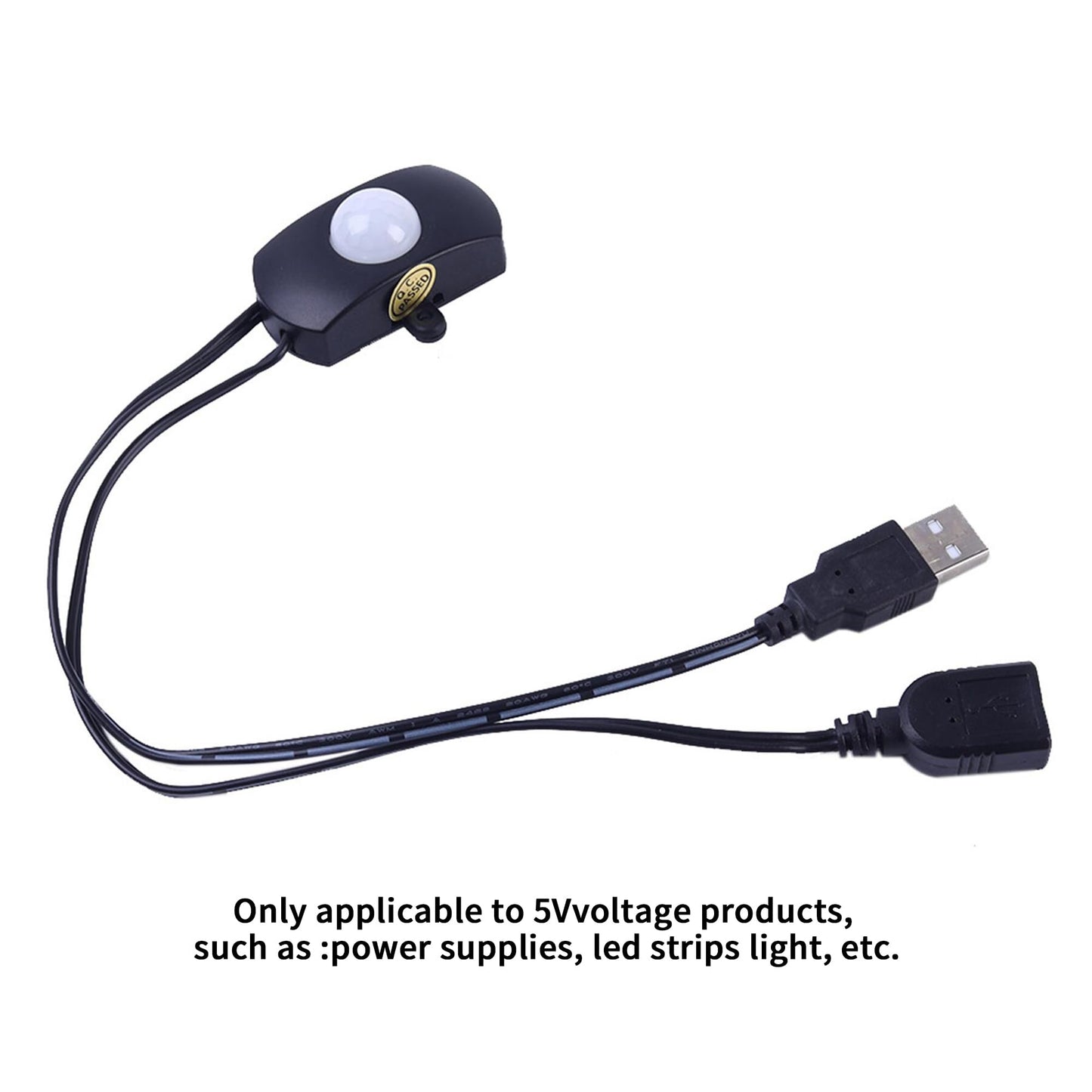 Clearhill Mini Motion Sensor Switch-Intelligent Sensing,USB Interface,with Automatic Shut-Off Timer,Motion Sensor Light for Indoor DIY LED Lighting