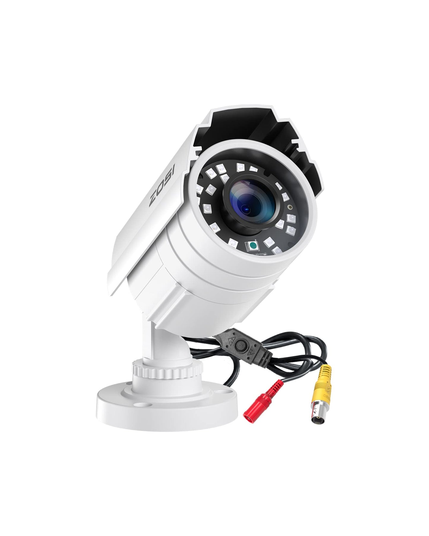 ZOSI 2MP HD 1920TVL Outdoor Indoor Security Camera 1080p (Hybrid 4-in-1 HD-CVI/TVI/AHD/960H Analog CVBS), 24PCS LEDs, 80ft IR Night Vision