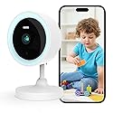 LUMAISLE 2K 3MP Indoor Security Camera for Baby Monitor, Dog Camera AI Motion Detection, 2-Way Audio Siren, Night Vision, Cloud & SD Card