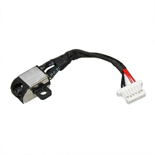 AC DC Jack in Cable Port Flex Charging Socket Wire Replacement for Dell Inspiron 11 3164 3169 3179 3000 3168 3162 0GDV3X OGDV3X P24T P25T