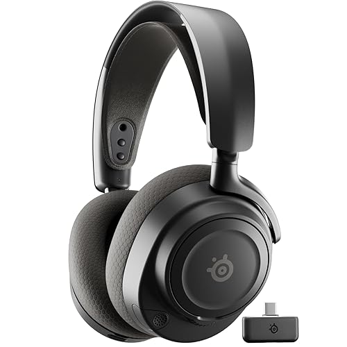 SteelSeries Arctis Nova 7 Wireless Gen 2 Gaming Headset - Real-Time App Control, 50+ HR Play, Neodymium Drivers, Mix 2.4GHz/Bluetooth, PC, PS5, PS4…