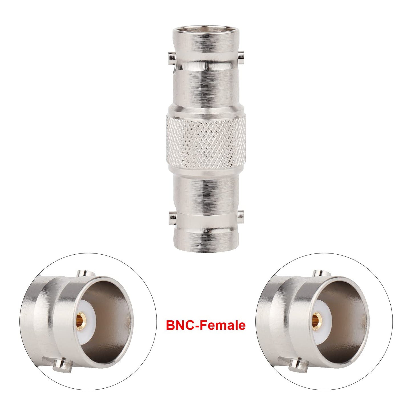 XRDS RF BNC Connectors - Female to Female Adapter, 10 PCS BNC Couplers