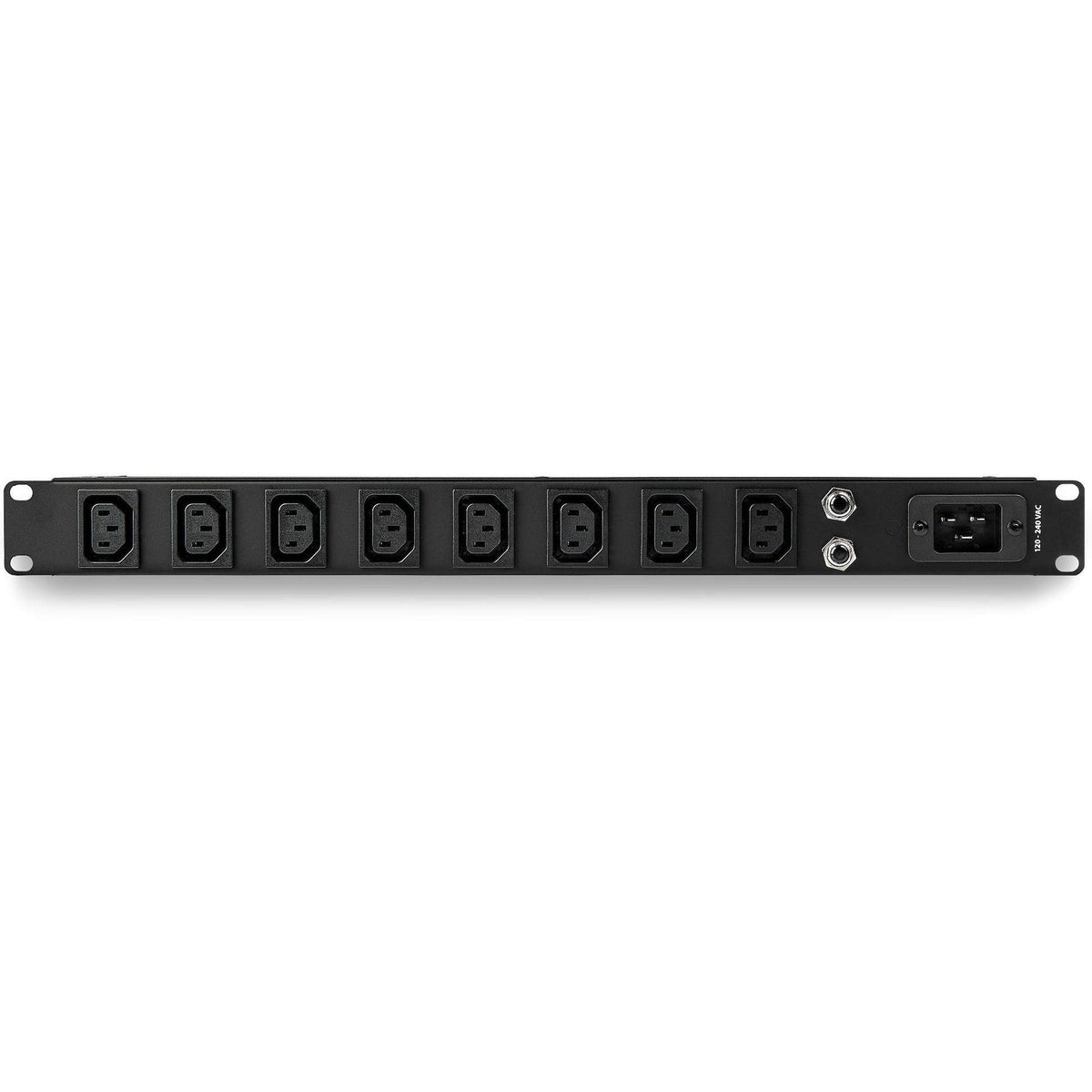 StarTech 8-Port 1U PDU, IEC C13, 16A 240V, Horizontal, TAA (PDU08C13H)