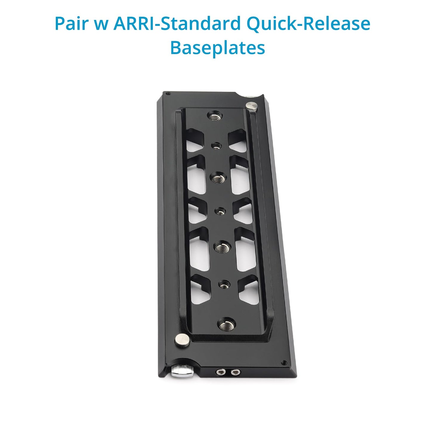 PROAIM 12" Dovetail Tripod Plate V1 Compatible with ARRI Standard Quick-Release Baseplates. Heavy-Duty Support for Professional Camera Setups.