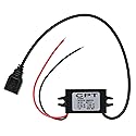 AITRIP 1PCS 12v to 5v Dc Converter Buck Module USB Output Power Adapter USB Female DC Car Power Converter Regulator