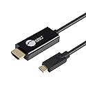 SIIG 6.6ft USB-C to HDMI Active Cable, HDMI 2.0 4K60 HDR, Portable for Windows & Mac laptops or Smartphone & Tablet, USB-C DP Alt Mode Required