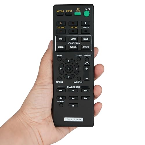 Replacement Remote Control for Sony HT-CT660 HT-CT260 SA-CT770 SA-CT370 HT-CT370 SA-WCT370 2.1 Channel Surround Sound Bar with Wireless Subwoofer Home