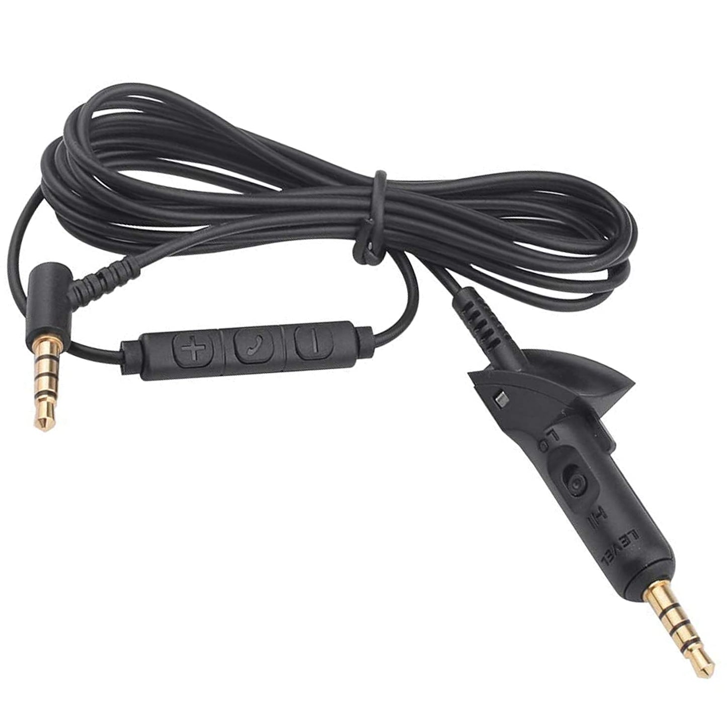 Toeasor Replacement Audio Cable Extension Cord Wire Compatible with Bose QC15 QuietComfort 15 Headphone with in-line MIC and Remote Control