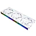 Thermalright TL-M12QRW X3 Case Fan Wireless Splicing CPU Cooler Comes with ARGB Mirror Light Effect,PC PWM Silent Cooling with 1500RPM Speed,Building