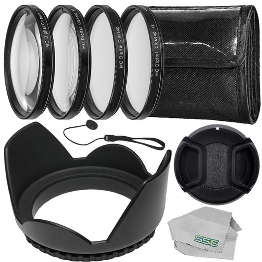 4PC Filter Kit for FujiFilm FinePix HS20 EXR, HS30EXR, HS30 EXR, HS25EXR HS25 EXR, X-E1, HS50EXR, X-T1