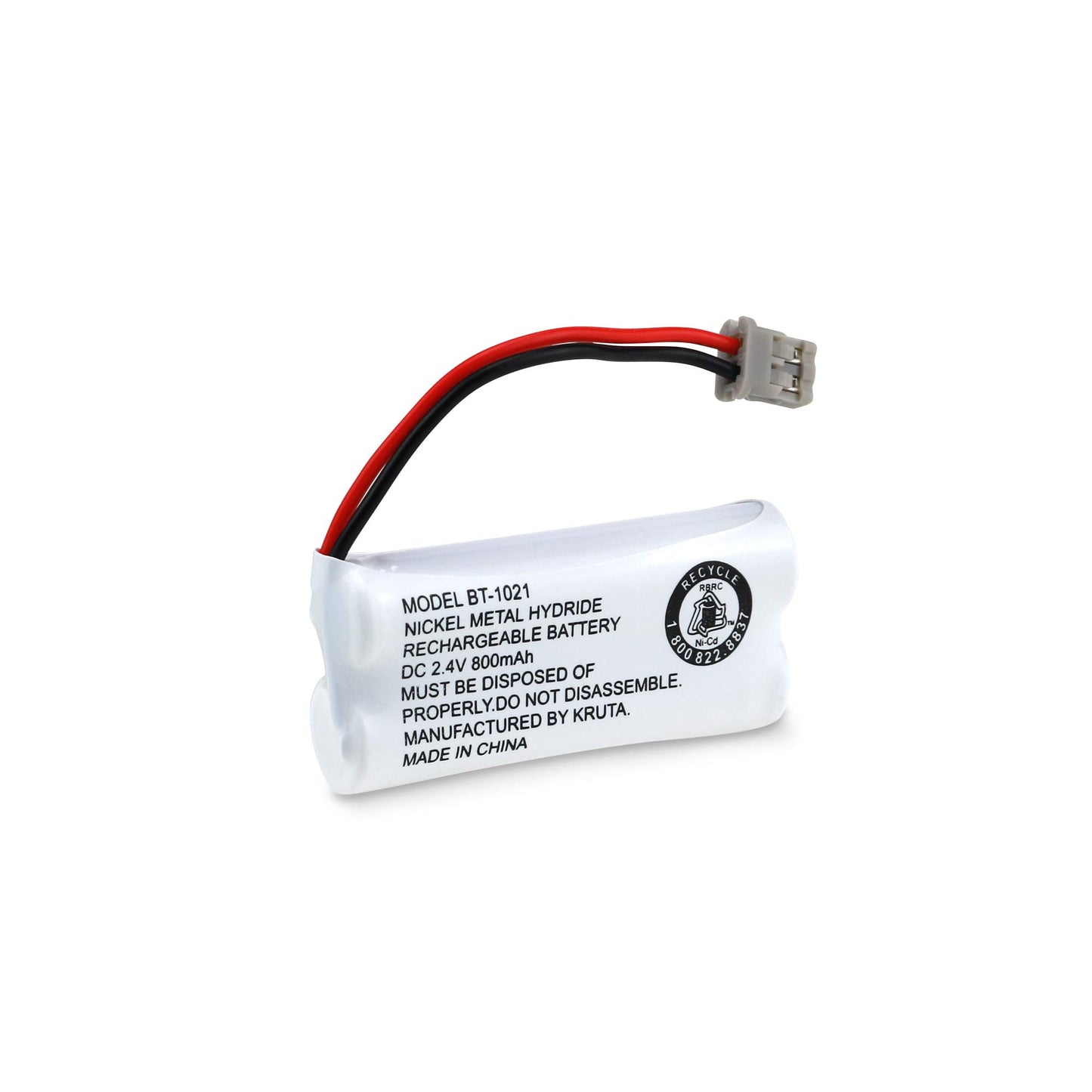 Kruta BT-1021 BBTG0798001 Compatible with Uniden BT-1021 BT1021 BT-1008 BT-1016 BT-1025 2.4V 800mAh Cordless Handset Phone Rechargeable Replacement