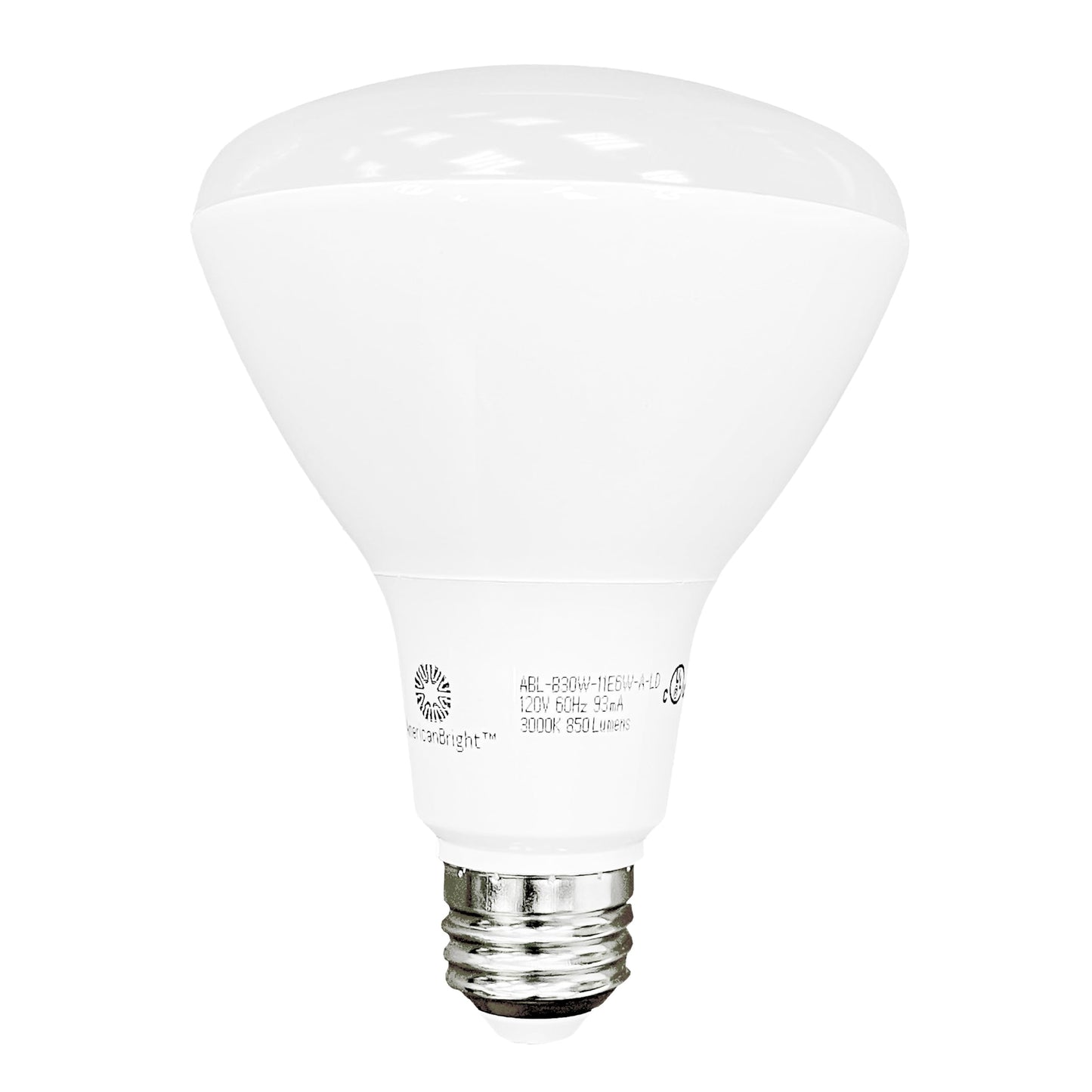 Elemedia Tech of America Dimmable LED BR30 Flood Light Bulb - 65W Equivalent, 850 Lumens, 5000K Cool White, UL Certified, Energy-Efficient
