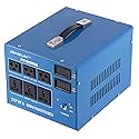 5000W Voltage Converter Auto Transformer Duty Step Up/Down Power Converter Transformer 110/120/220/240V with 3 US Outlets,3 Universal Outlets, LCD…
