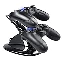 Controller Charger Dock Station for PS4, Controller Charger for PlayStation 4 - Fast Charging Station for 2 Controllers, Replacement Charging Dock