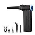 Meudeen Cordless Electric Air Duster: 120,000 RPM High-Speed 4-Speed Adjustable Blower, Rechargeable Battery-Powered Dust Cleaner for PC Keyboards