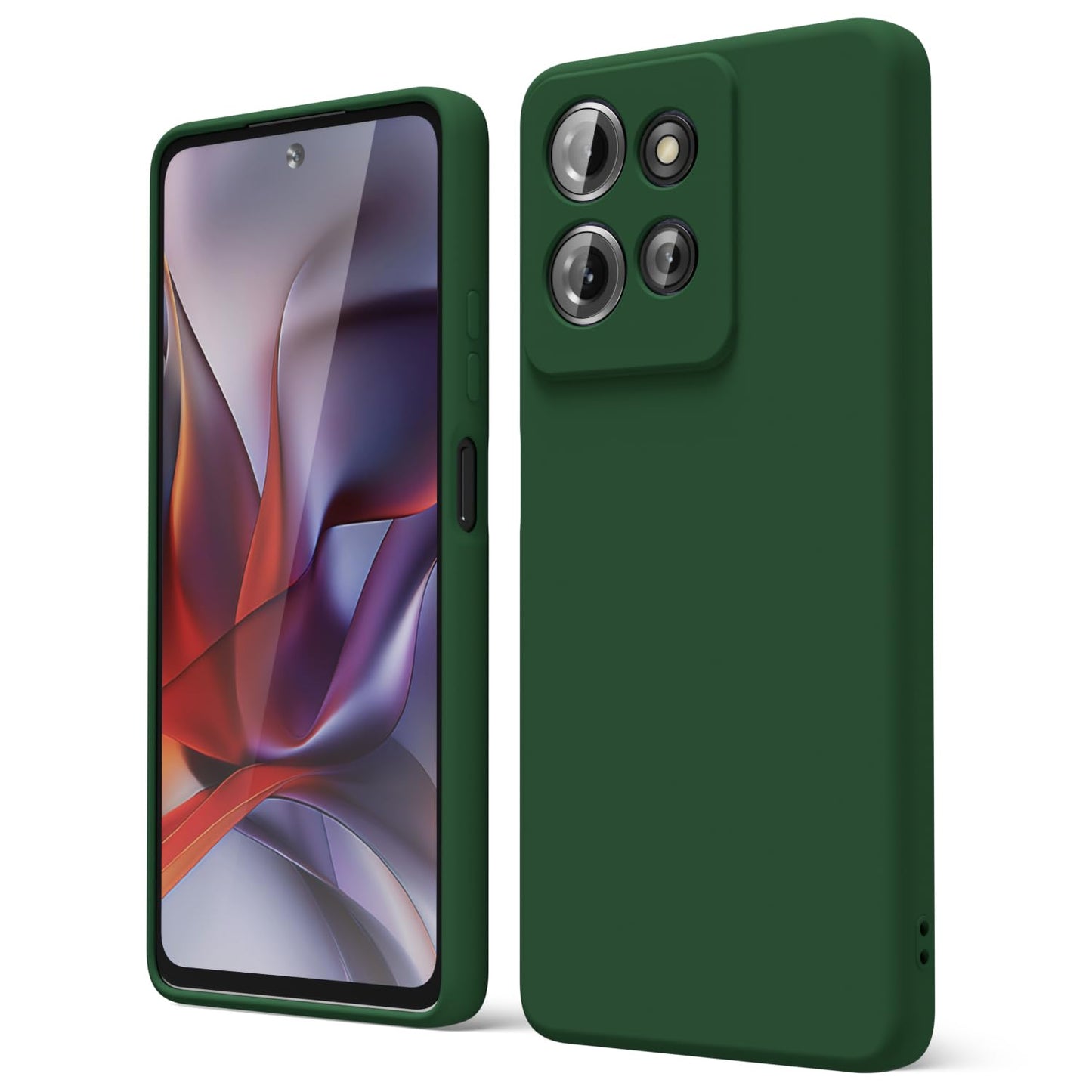 Oakxco for Motorola Moto G 2025 Case G Play 2026/ G 2026 Phone Case Liquid Silicone, Thin Slim Grip Soft Rubber Gel Protective Phone Cover for Women