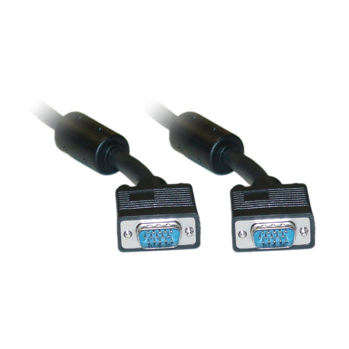 CableWholesale 15-Feet Male/Male Coaxial with Ferrite Bead, Black (10H1-20115)
