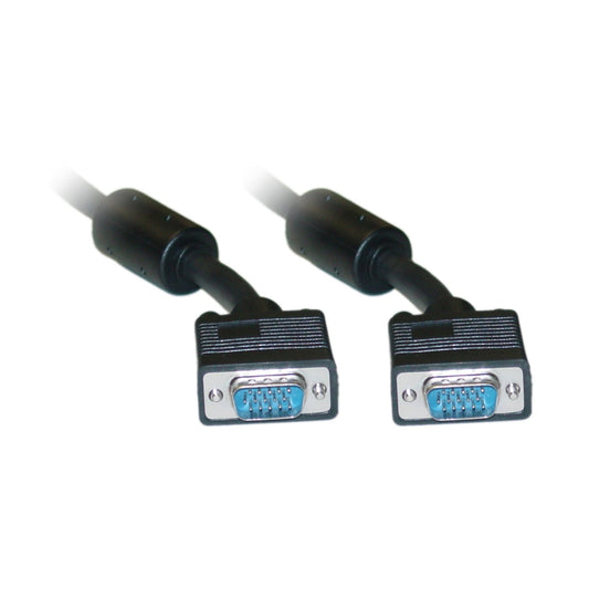 CableWholesale 15-Feet Male/Male Coaxial with Ferrite Bead, Black (10H1-20115)