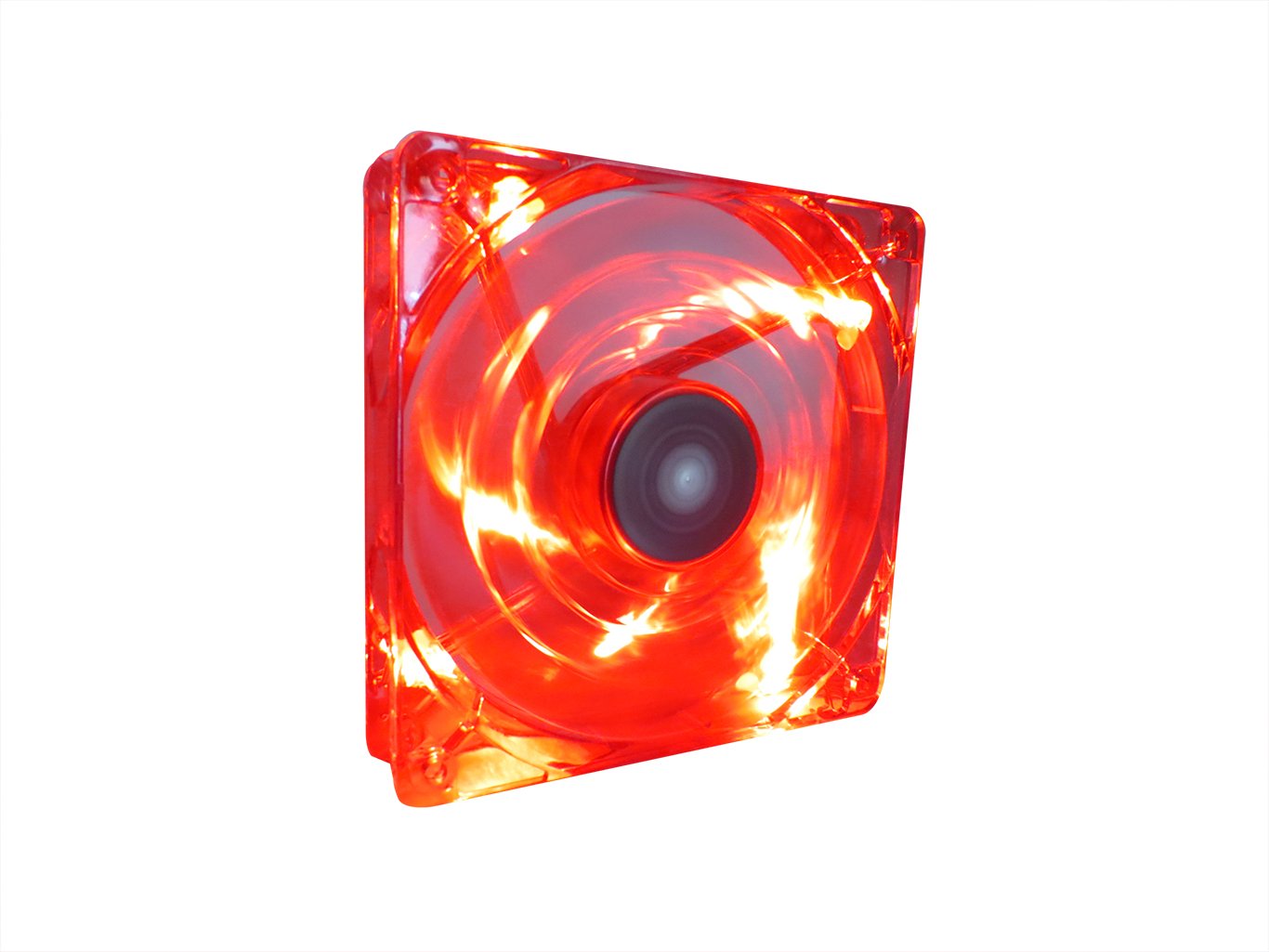 Bgears 120mm High Performance PWM Technology Fan - Translucent Red (b-PWM 120 Red 2ball)