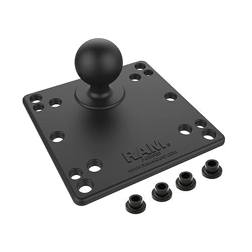 RAM MOUNTS 100x100mm VESA Mount Plate with C Size 1.5" Ball - RAM-246U