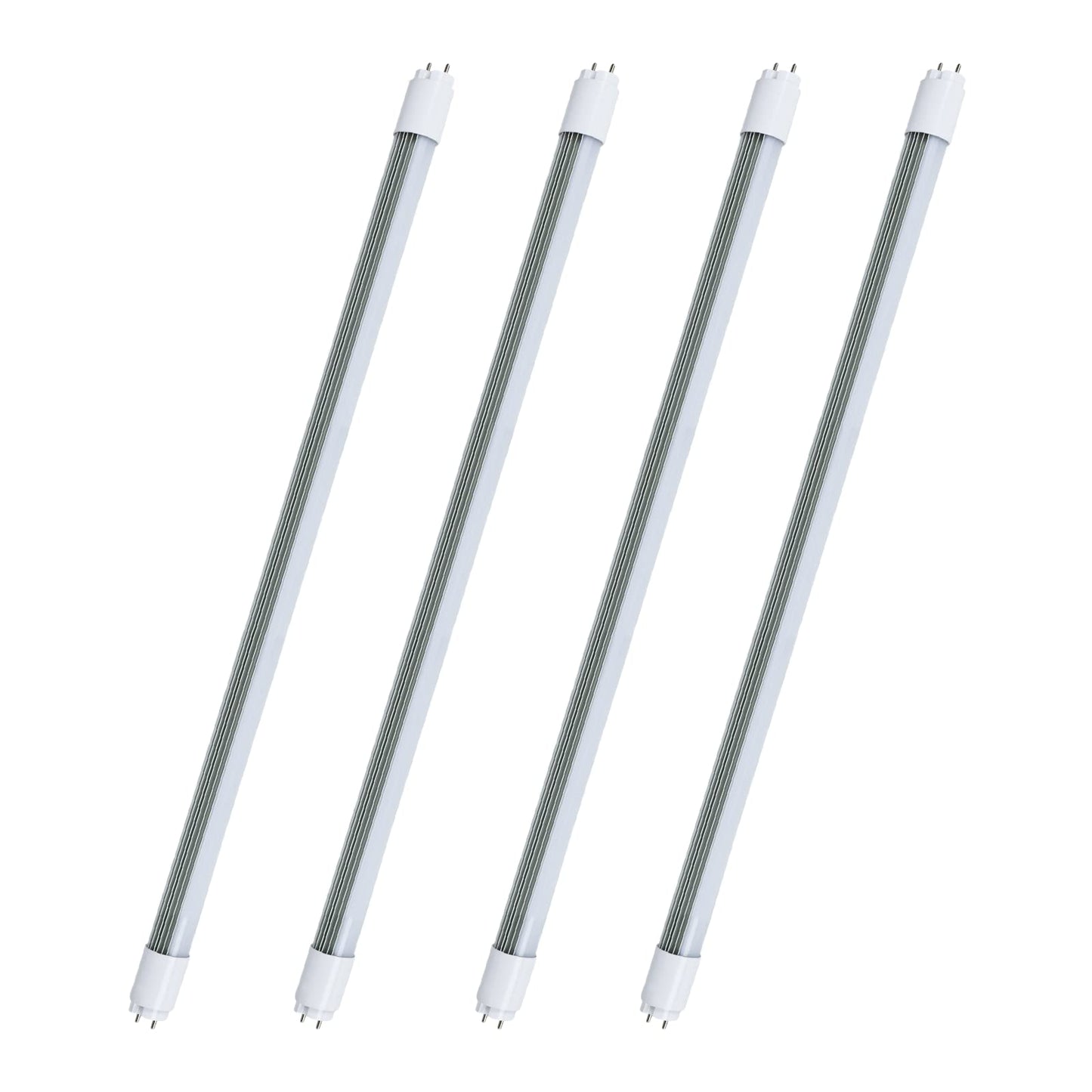 Sokply T8 T12 4FT LED Bulbs Light Tube Type A+B 18W 2250LM, F32T8/F40T12 LED Fluorescent Replacement, 6000K White Light, Plug and Play or Ballast