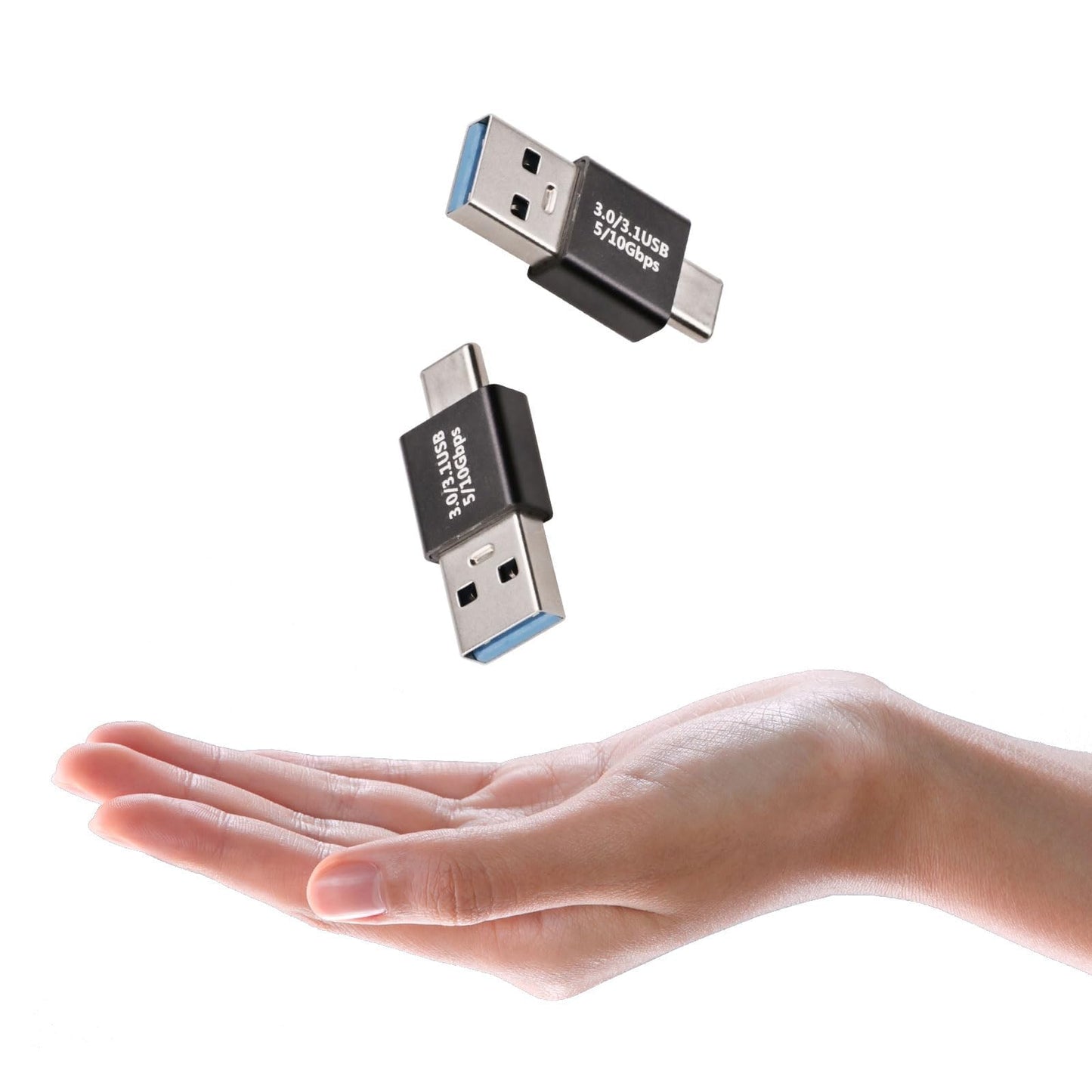 Pastall 𝟒𝐏𝐚𝐜𝐤 𝐔𝐩𝐠𝐫𝐚𝐝𝐞𝐝 USB 3.1 Male to USB C Male Adapter ，USBc/Typec Male to USB Male Converter, Compatible with Mobile Phones/Computers/Notebook…