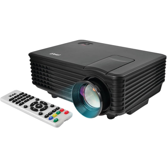 Pyle Portable Video-Projector Full HD with Remote - Home Theater-Projector Tv Digital Movie-Projector - 1080p Support 80" Led-LCD-Display USB/HDMI