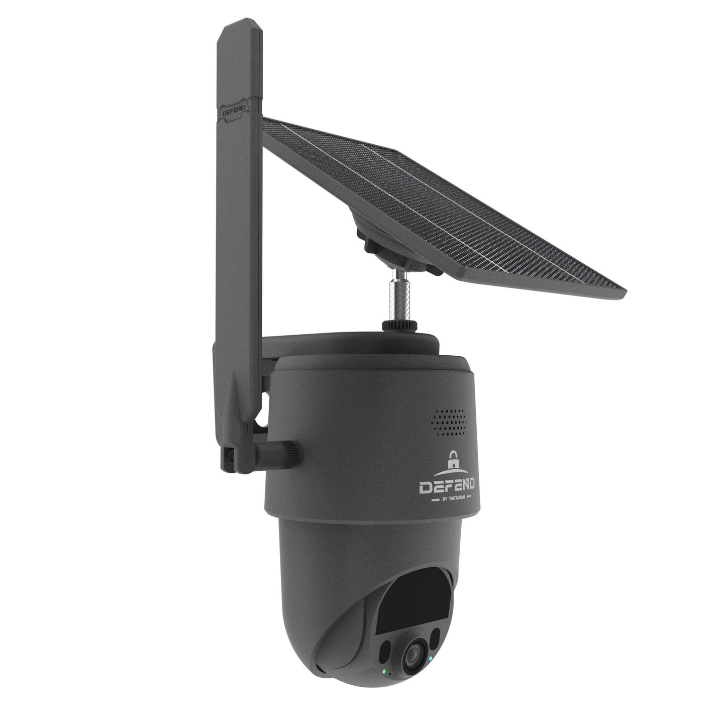 TACTACAM - Defend 360 Cellular Security Camera, 4K Photos, 1080p Video, Solar + Rechargeable Battery, 360° Pan/Tilt/Zoom, LTE Cellular, Motion Alerts