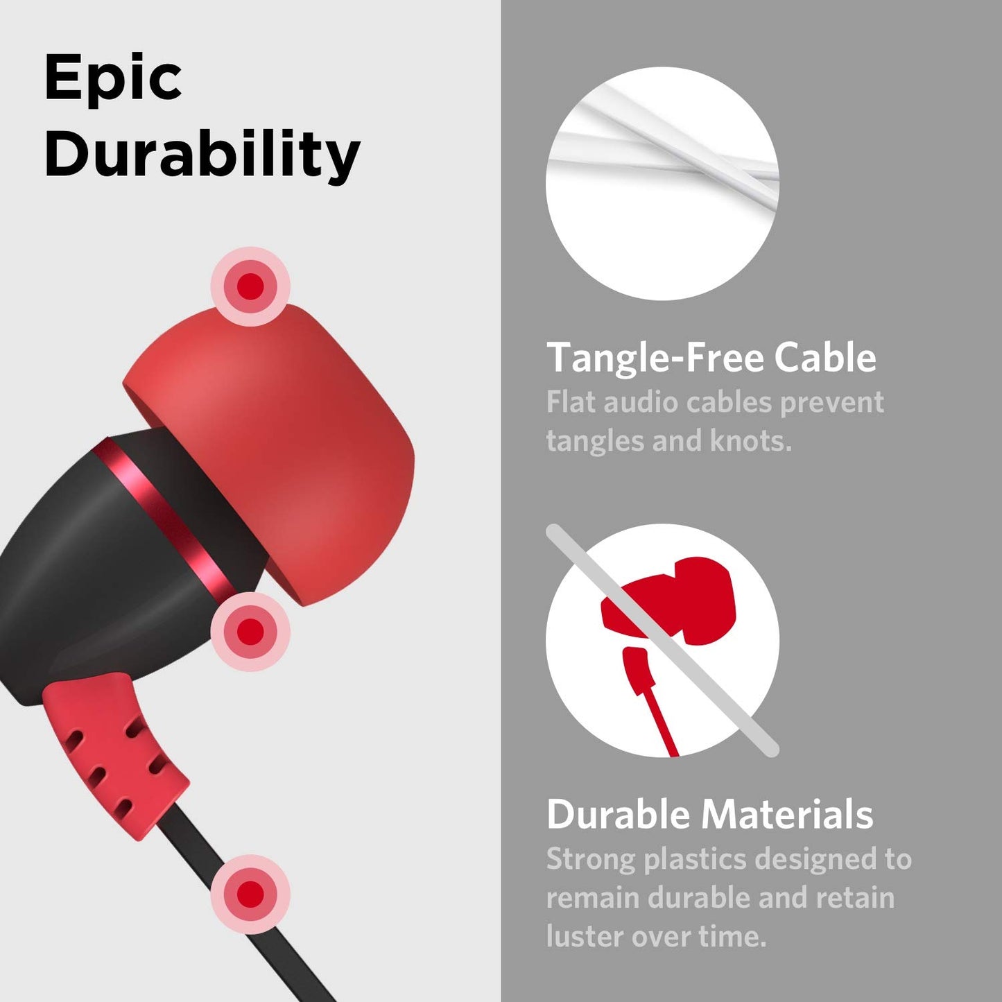 LilGadgets BestBuds Ear Buds for Kids for School - Safe & Comfortable, Volume Limited, Wired Earbuds for Kids with an in-Line Microphone, Travel Case