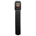 Koblenz Surge Suppressor, Surge Protector for Electronics with 6 Outlets and 3' AC Power Cord, 15 Amp Power Switch, 150 Joules Protection, Black
