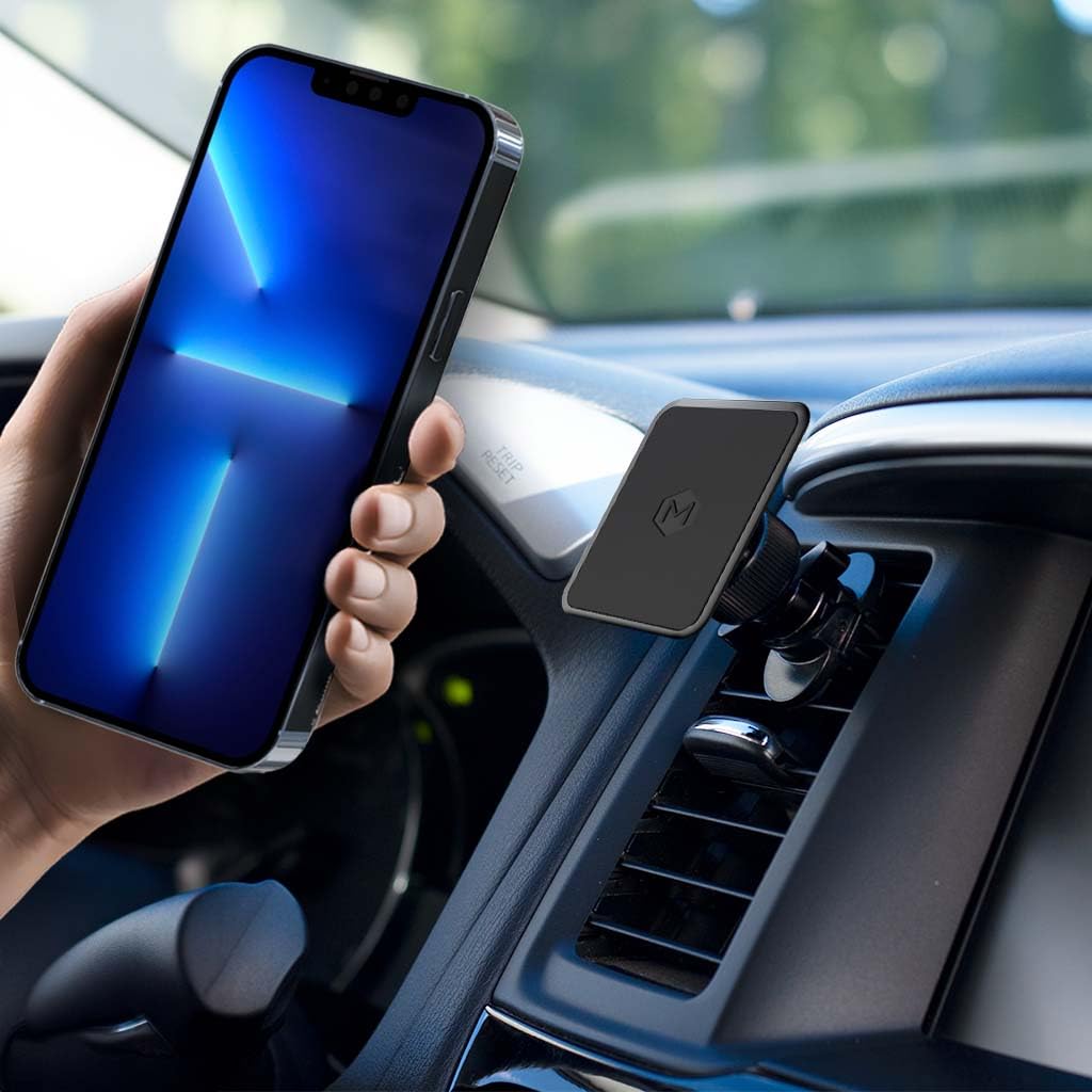Mighty Mount Magnetic Phone Holder for Car - Magnetic Air Vent Phone Mount, 360 Adjustable Hands-Free Car Phone Holder Ultra Strong Magnets