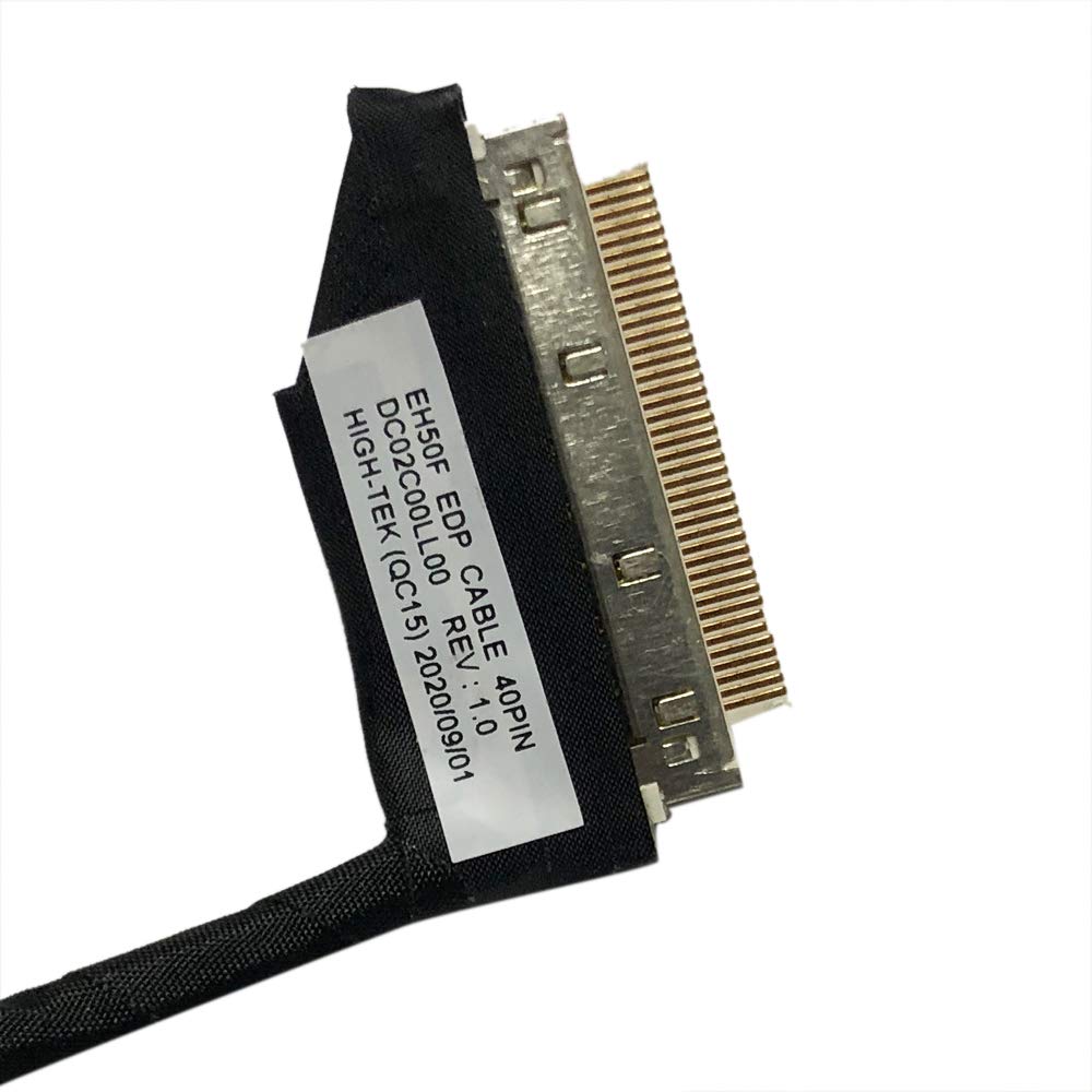 GinTai 40Pin LCD Screen Video Flex Display Cable Replacement for ACER Nitro 5 AN515-54 50.Q5AN2.009 DC02C00LL00