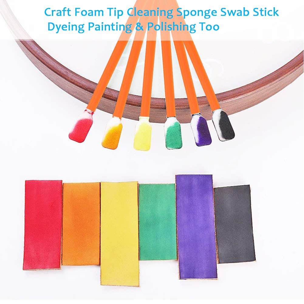 Wellgler's 5.11" Foam Cleaning swabs, for Electronics, Cameras, Optical Lenses or Inkjet Printers, Print Heads Cleaning?50pcs?