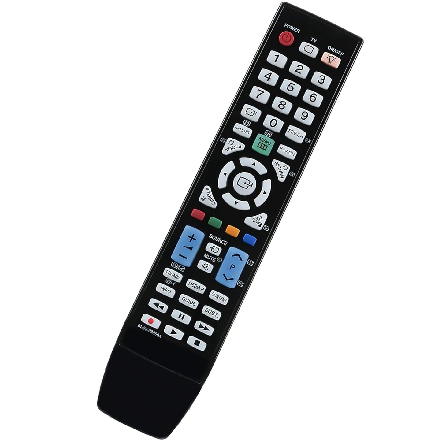 BN59-00860A Replace Remote Control Applicable for Samsung TV LN52B750 LN65B650 UE46D6510 UN32EH4500 UN46ES6100F UN32EH5300 LN40B750U1F LN46B750U1F