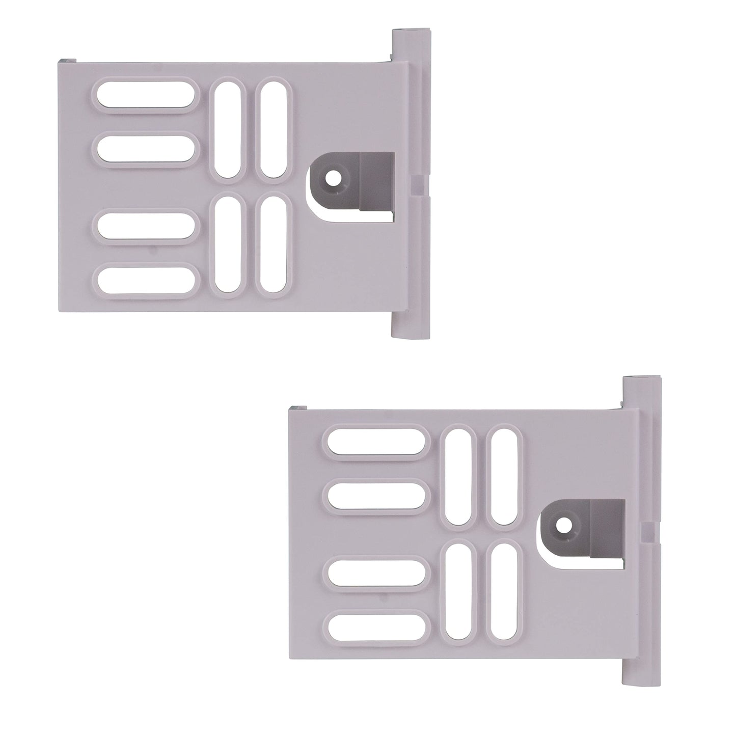 Legrand - OnQ, Cable Management, Plastic Enclosure Cable Channels for Structured Media Enclosures, White, Pack of 2